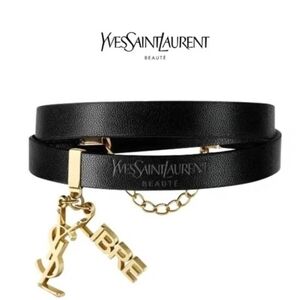 Yves Saint Laurent Choker/Wrap Bracelet